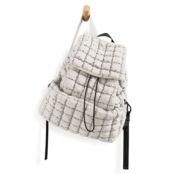 Quilted Backpack 2.0 Lhtweht Puffer Hiker Pack Drawstring ^-^ - Picture 1 of 6